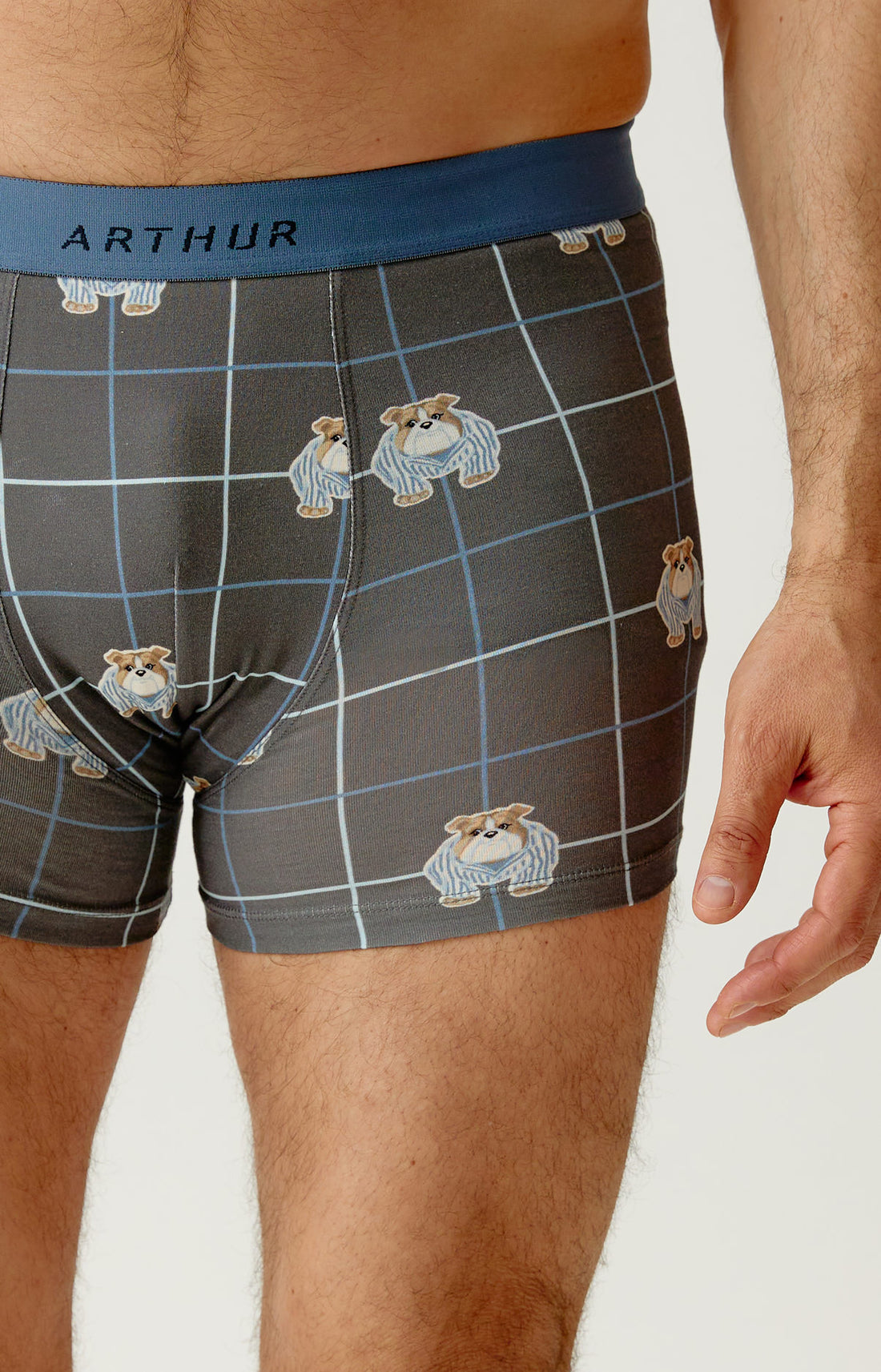Boxer en jersey de coton Homme Ma meilleure vie ebony 1