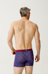 Boxer en jersey de coton Homme Champagne marine 5