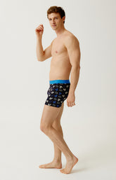 Boxer en jersey de coton Homme Coq noir 4