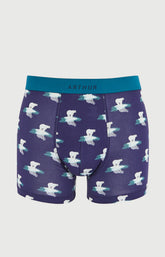 Boxer en jersey de coton Homme Pôle position marine 3
