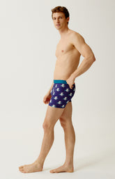 Boxer en jersey de coton Homme Pôle position marine 4
