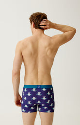 Boxer en jersey de coton Homme Pôle position marine 5