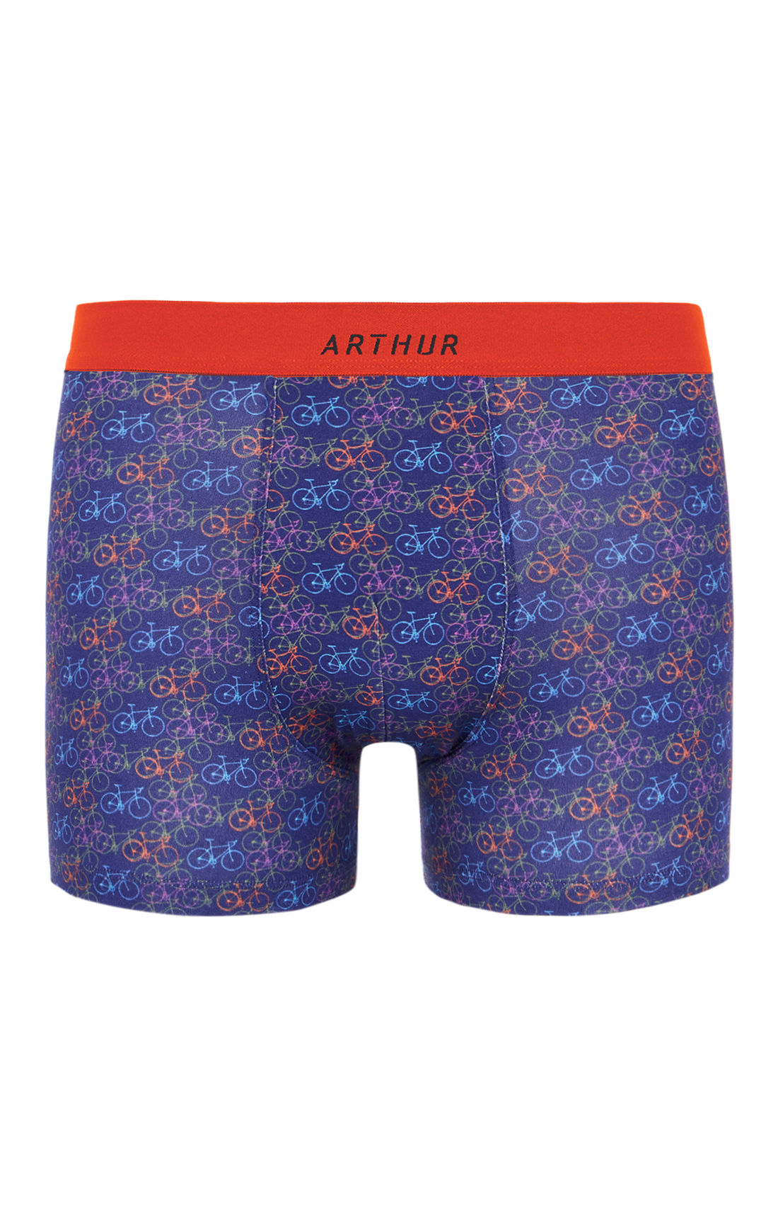 Boxer en jersey de coton Homme Vélo Marine multicolore 3
