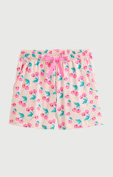 Bas Femme Amarena Imprimé cerise rose et verte 3
