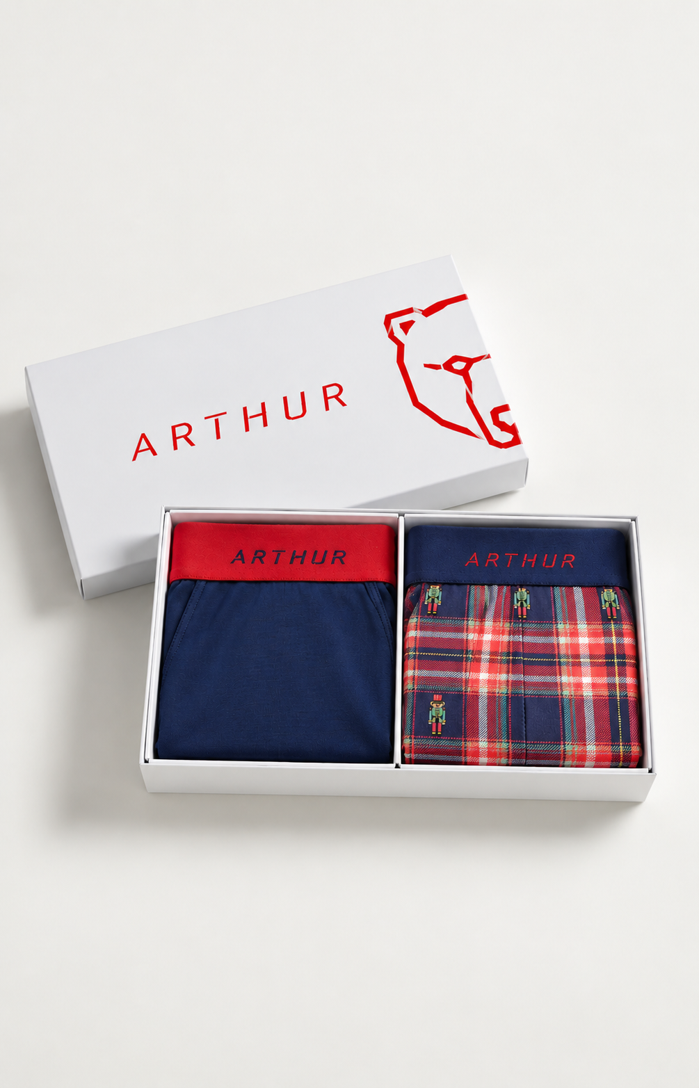Pack 2 boxers en jersey de coton Homme Léon multicolore 1