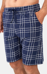 Pyjashort en jersey de coton léger Homme Lewis marine 4