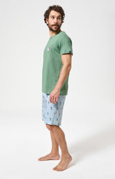 Pyjama Homme Pétanque Manches courtes Imprimé joueurs de pétanque 6
