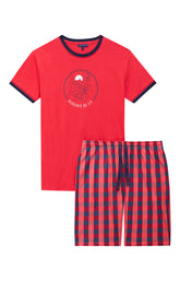 Pyjamas Homme Descente de lit ROUGE 3