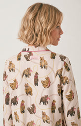 Pyjama boutonné en Pilou des Vosges Femme Coco nude 6