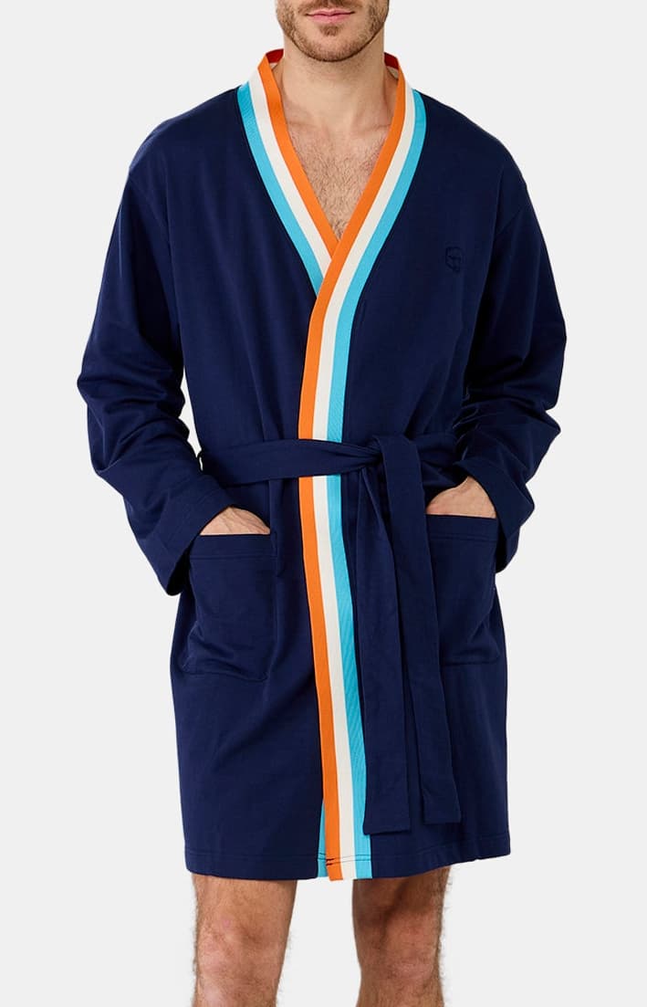 Robe de chambre Homme Marine 1