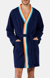 Robe de chambre Homme Marine 1