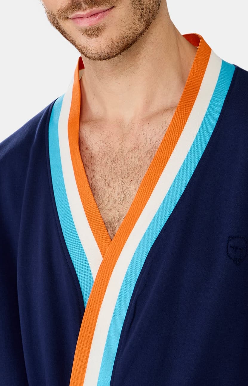 Robe de chambre Homme Marine 4