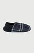 Chaussons en cuir et laine Homme Minuit marine 1