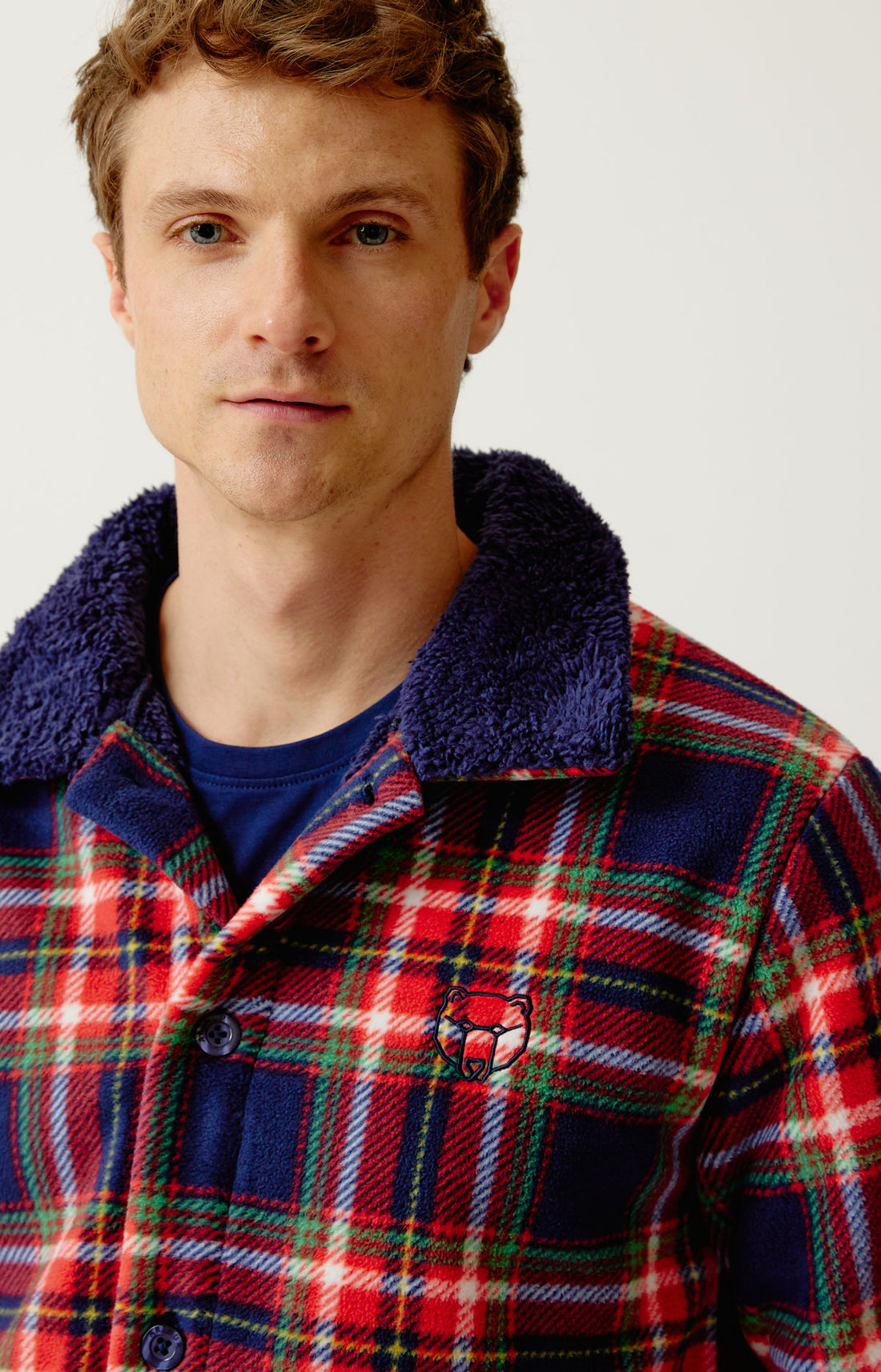 Veste en polaire Homme Léon marine 2