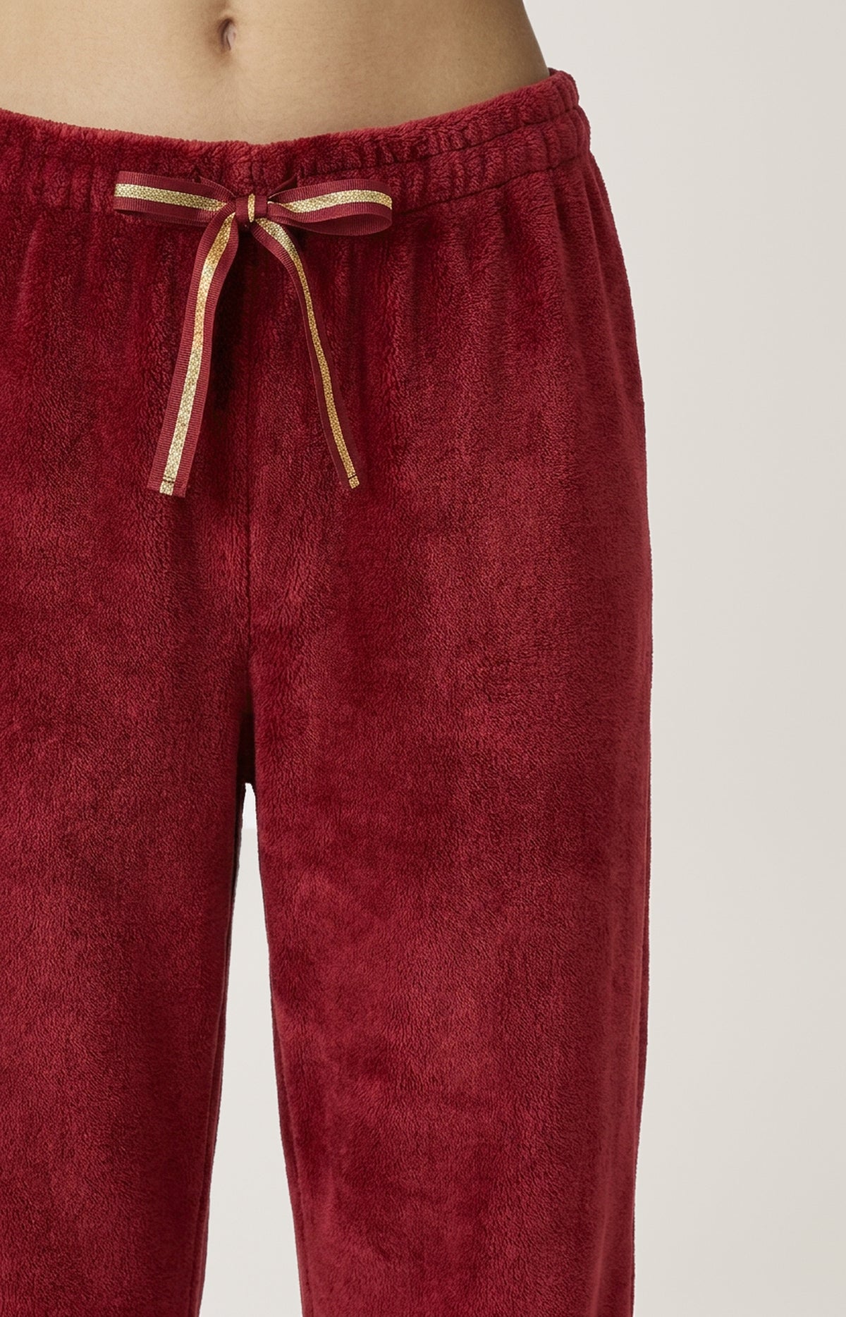 Pyjama en polaire Femme Burgundy bordeaux 7