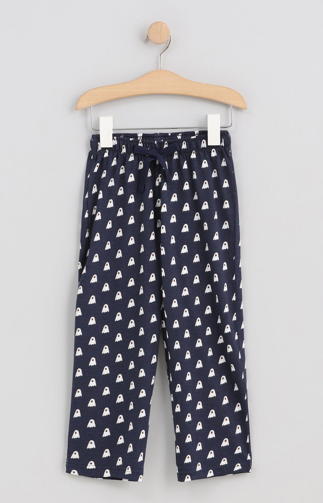 Pyjama long enfant mixte halloween fantôme bleu marine 2