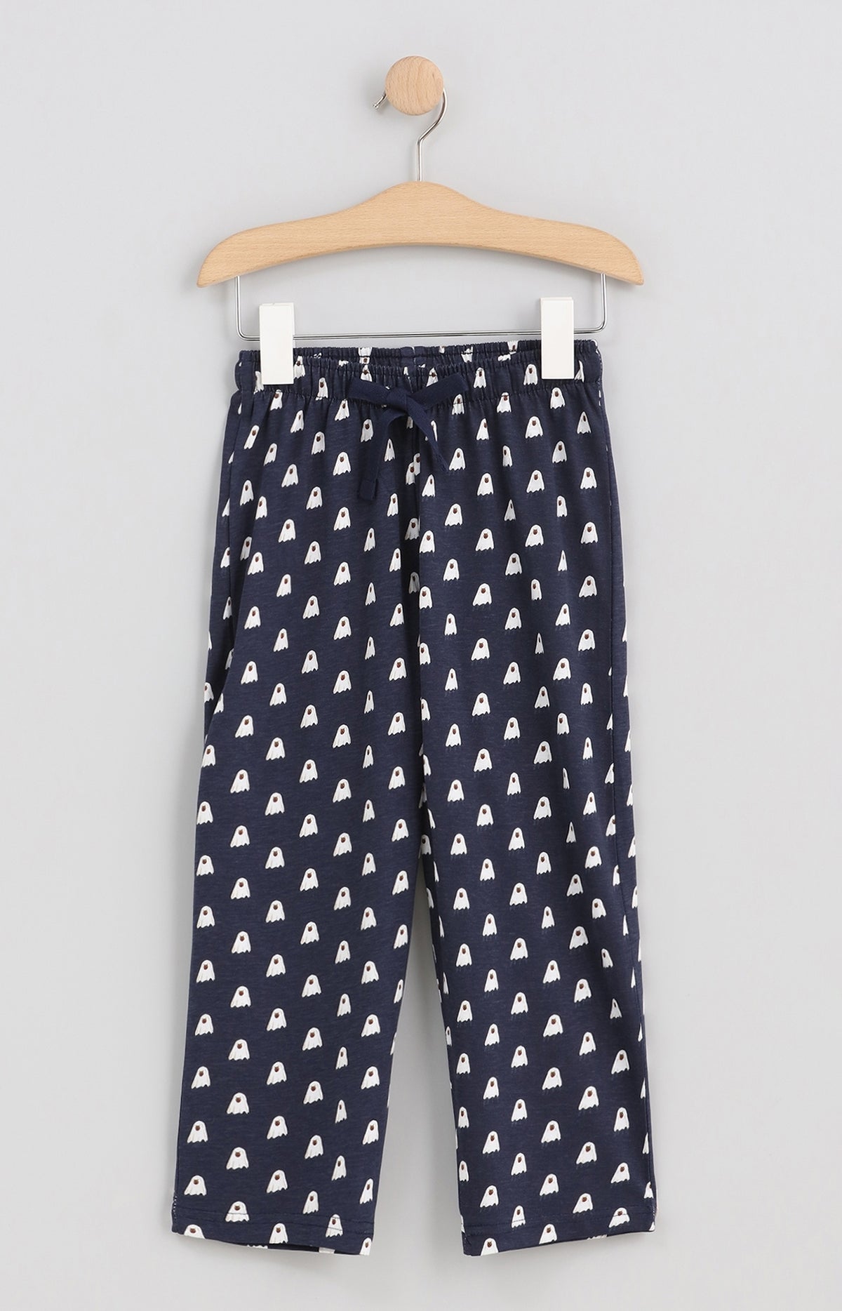 Pyjama long enfant mixte halloween fantôme bleu marine 2