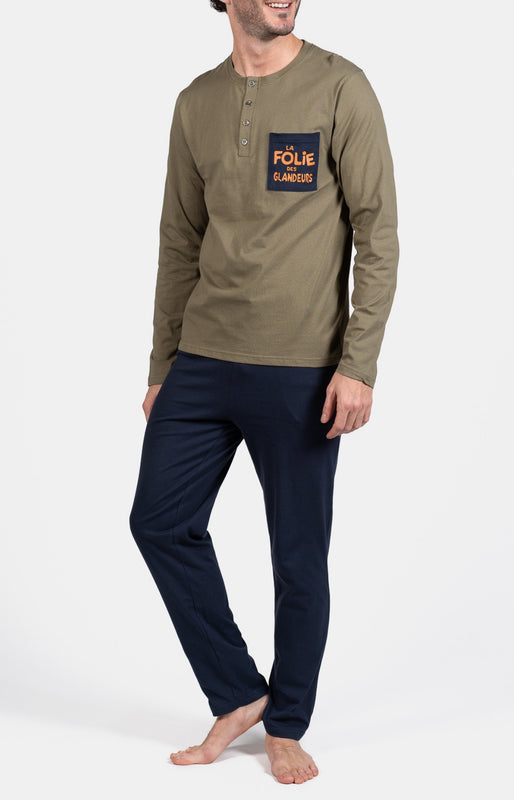Pyjama long Homme La folie des Glandeurs Nuit 1