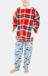 Veste Enfant Polaire Logan Rouge 1