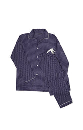 Pyjama Homme long Homme Pilou Classique Marine 3